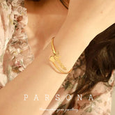 Customize Heart & Name Bangle